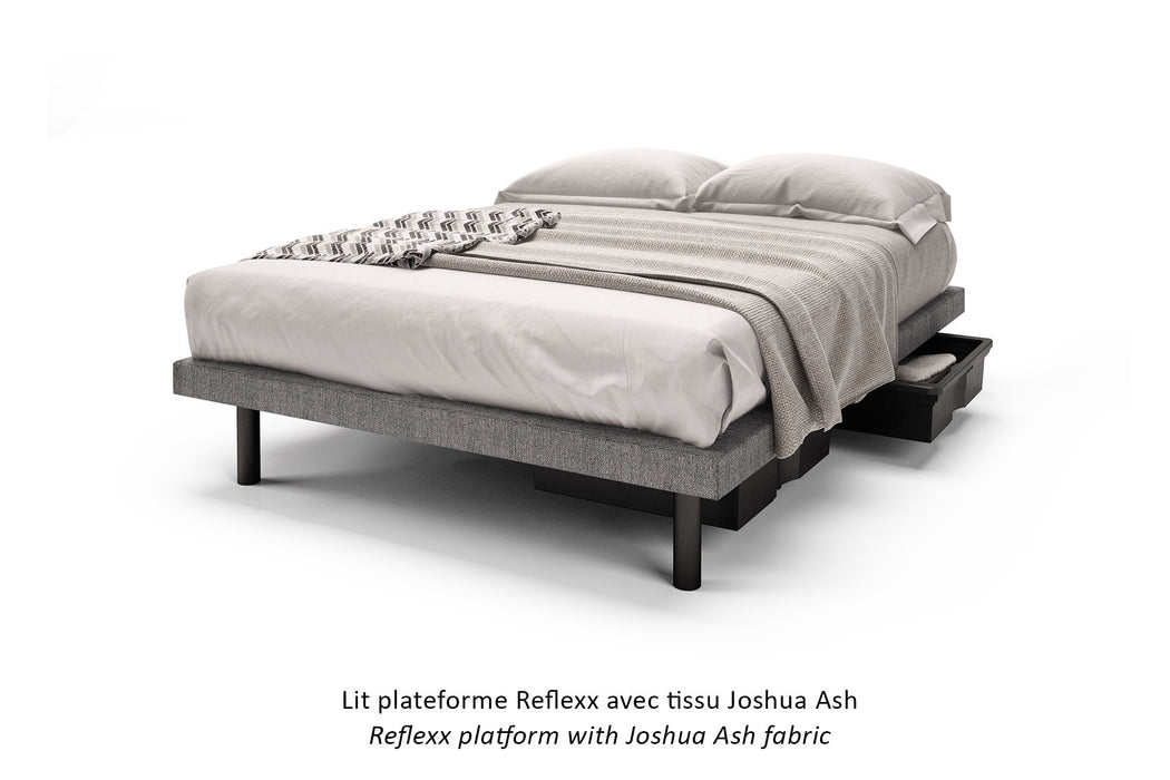 Reflexx 13" Platform Bed with storage drawers