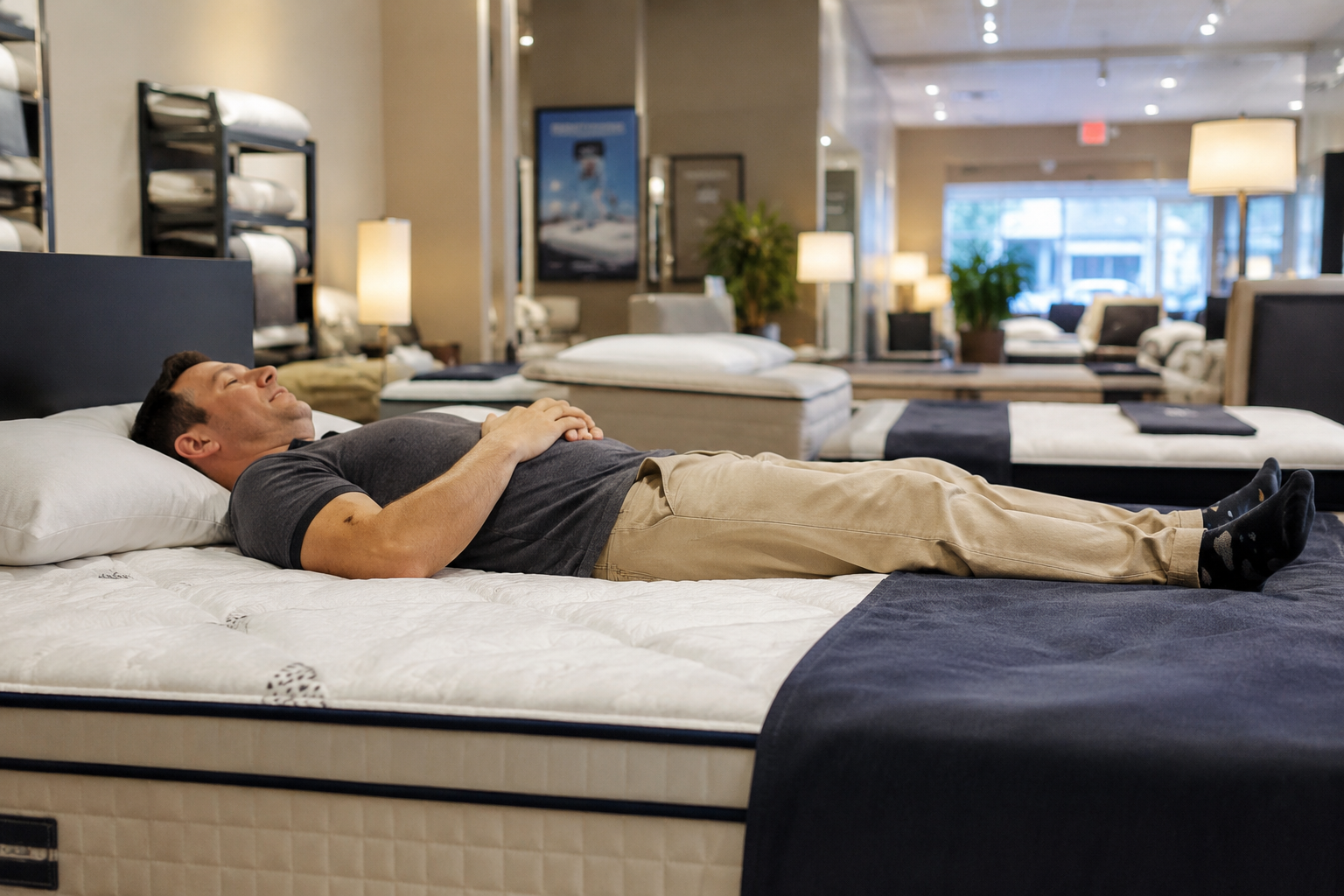 The Things Vancouver People Do Wrong When Testing a Mattress in a Showroom