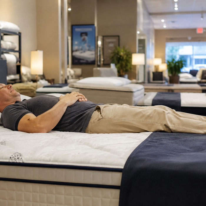 The Things Vancouver People Do Wrong When Testing a Mattress in a Showroom