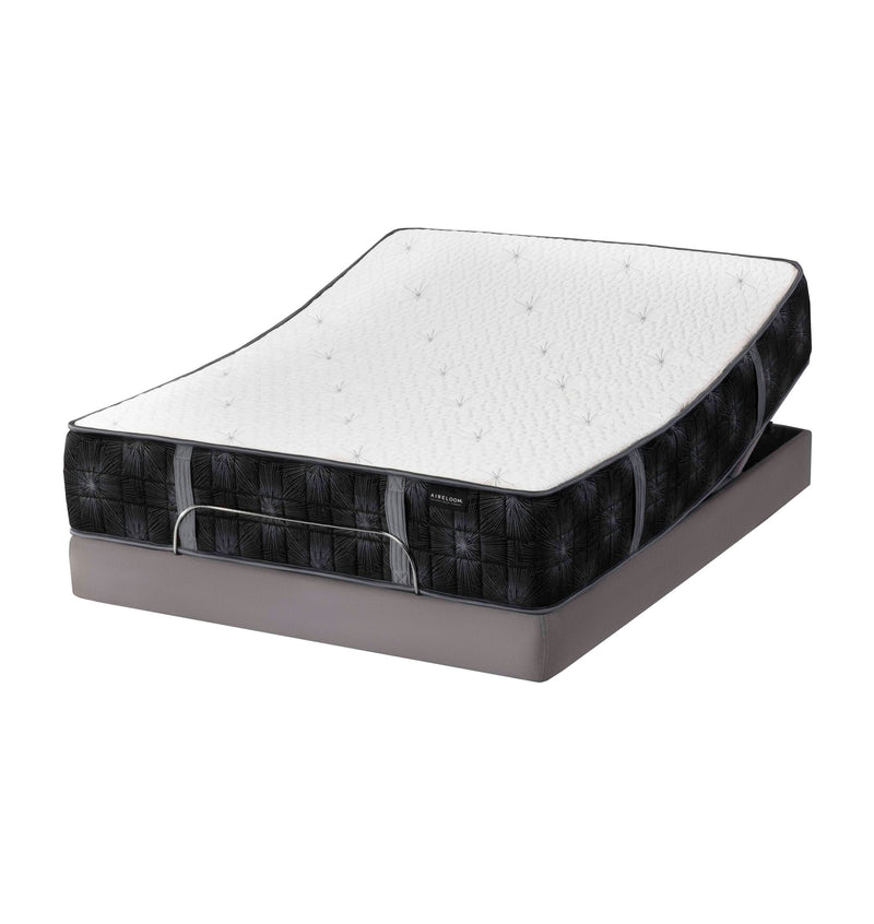 Aireloom adjustable mattress in elevated position for custom comfort