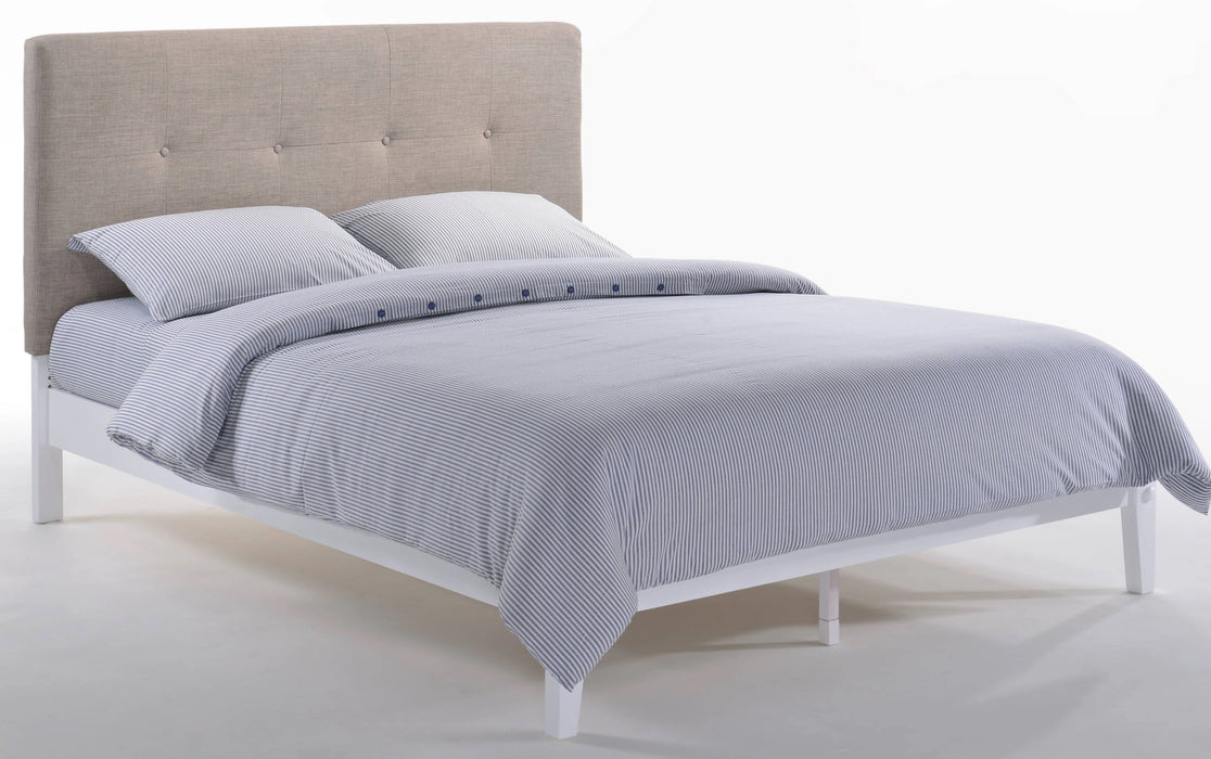 Paprika Bed Full Pedestal Frame