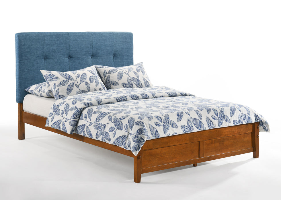 Paprika Bed Full Pedestal Frame