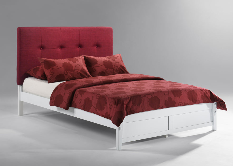 Paprika Bed Full Pedestal Frame