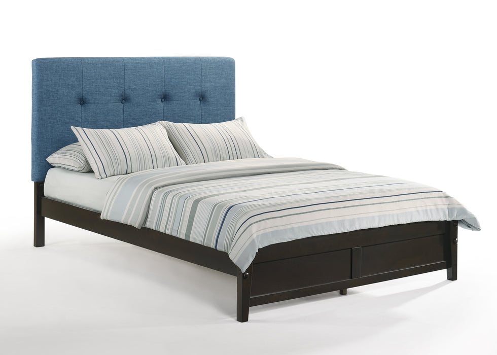 Paprika Bed Full Pedestal Frame