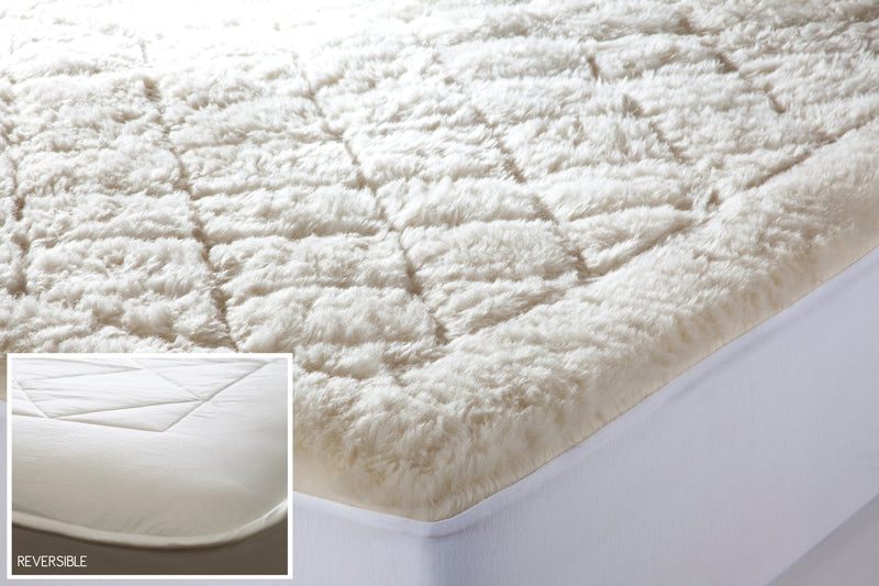 Kouchini Reversible Organic Wool Mattress Overlay