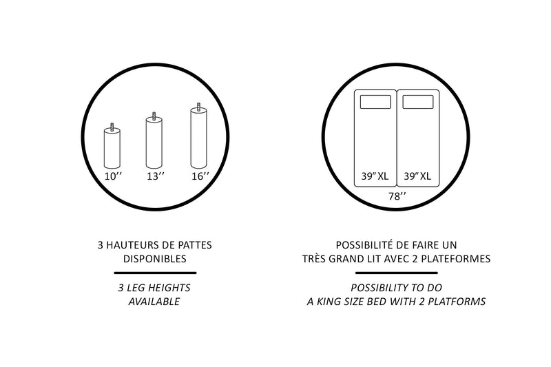 Reflexx 13" Platform Bed