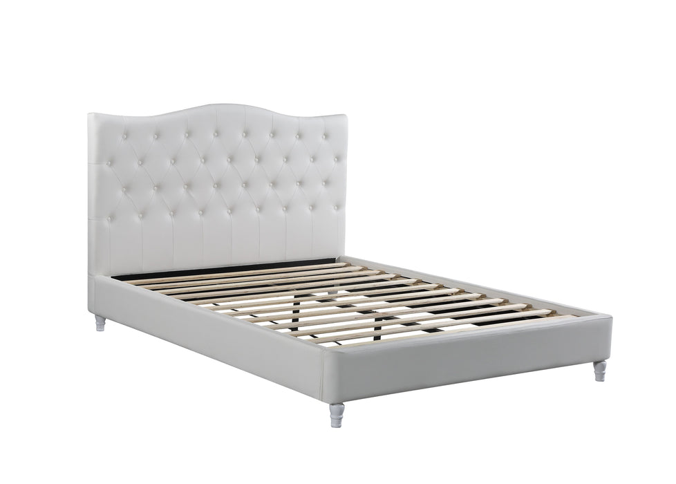 Lily Platform Bed - White